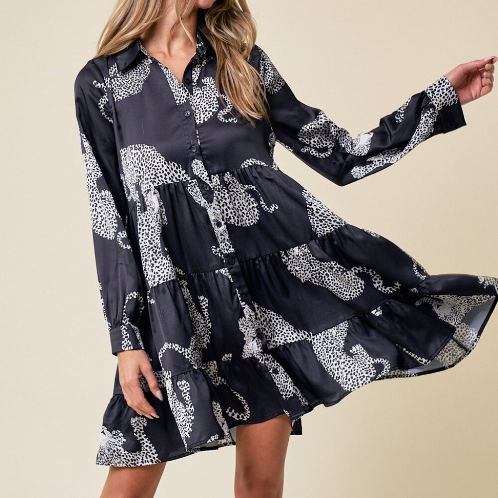 Analina Animal Print Dress - NWT - Size Small